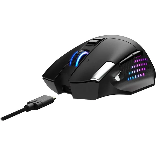 MSI VERSA Pre bezdrôtová herná myš + Mouse Dock Pre set čierny - Myši - Obrázok HUSE000K01