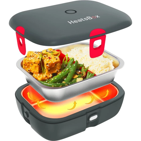 Faitron HeatsBox DRIVE šikovný ohrievací obedový box do auta šedý - Domáce spotrebiče - Obrázok HV2H000K01