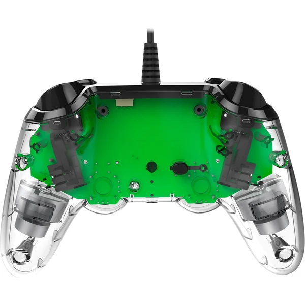 Nacon Gamepad Compact Controller Clear Green (PS4) - Herné ovládače - Obrázok HWOH100201
