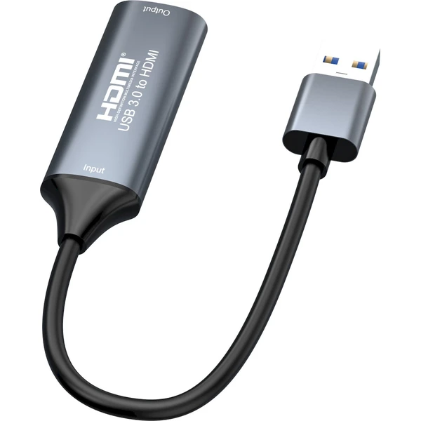 PremiumCord USB-A/HDMI redukcia strieborná - Káble a redukcie - Obrázok HWSF000K01