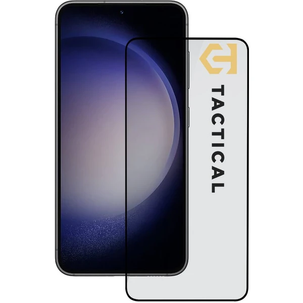 Tactical Glass Shield 5D sklo Samsung Galaxy S23 čierne - Ochranné fólie a sklo - Hlavný obrázok