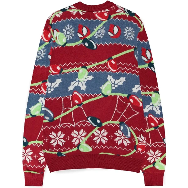 Vianočný sveter Spider-Man - Swing into the Holidays L - Mikiny a svetre - Obrázok HXJI000K01
