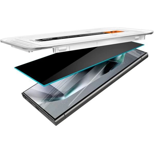 Spigen Glass TR EZ Fit Privacy 2 Pack sklo Samsung Galaxy S24 Ultra - Ochranné fólie a sklo - Obrázok HY66000N01