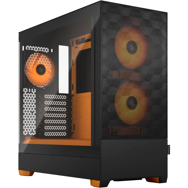 Fractal Design Pop Air RGB Orange Core TG Clear Tint - Počítačové skrine - Hlavný obrázok