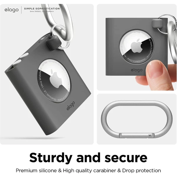 ELAGO W7 iPod shuffle puzdro pre Apple AirTag tmavohnedé - Puzdra - Obrázok HYEM100501