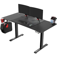 ULTRADESK LEVEL V2 herný stôl s podložkou čierny - Stoly