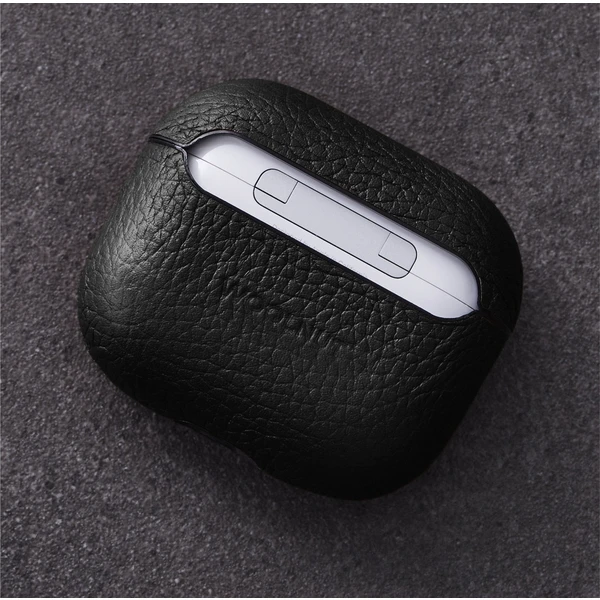 Woolnut kožené púzdro pre AirPods 3. generácie čierne - Puzdra - Obrázok HYJR100501