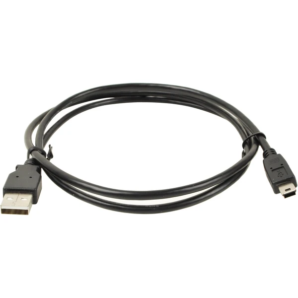 PremiumCord USB-A/MiniUSB-B kábel 5m čierny - Káble a redukcie - Hlavný obrázok