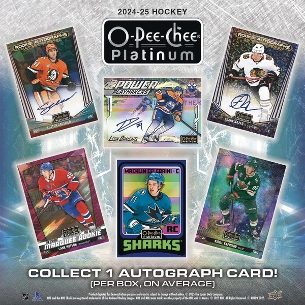 2024-25 Upper Deck O-Pee-Chee Platinum Hockey Hobby Box - Hokejové karty - Obrázok I0BE000K01