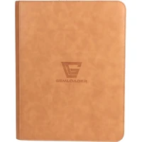 Gemloader Premium album na toploadery 216 ks so zipsom orieškové - Albumy na karty