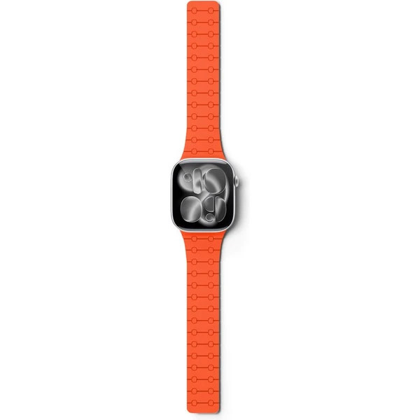 Epico Magnetic+ silikónový remienok pre Apple Watch 42/41/40/38mm oranžový - Remienky - Obrázok I0SJ000K01