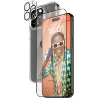 PanzerGlass Bundle 3-in-1 Apple iPhone 15 Pro Max - Ochranné fólie a sklo