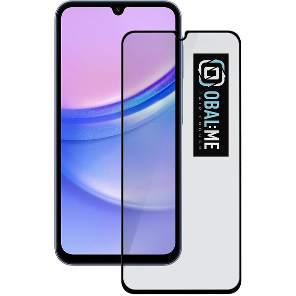 E-shop Obal:Me 5D Tvrdené sklo Samsung Galaxy A15 5G čierne