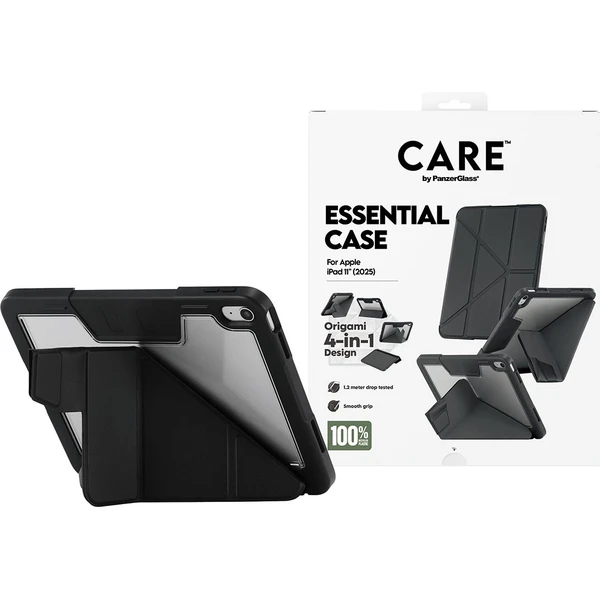 PanzerGlass® CARE 4v1 Essential puzdro Apple iPad 11" (2025) čierne - Puzdra - Obrázok I0XL000K01