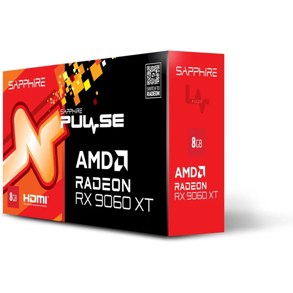 Sapphire PULSE AMD Radeon RX 9060 XT GAMING OC 8GB - Grafické karty - Obrázok I11H000N01