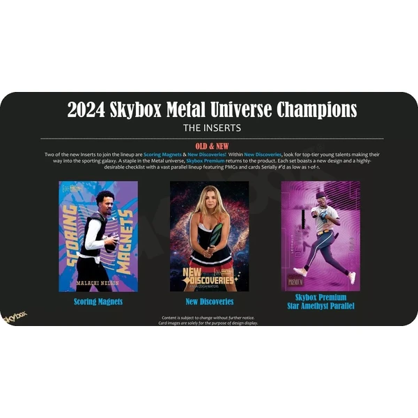 Športové karty 2024 Upper Deck Skybox Metal Universe Champions Hobby Box - Hokejové karty - Obrázok I13D000O01