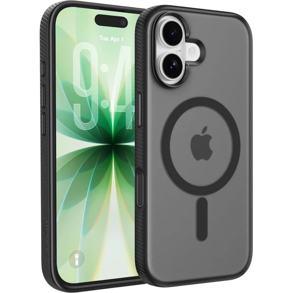Belkin SheerForce Grip MagSafe kryt iPhone 17 čierny - Puzdra - Hlavný obrázok
