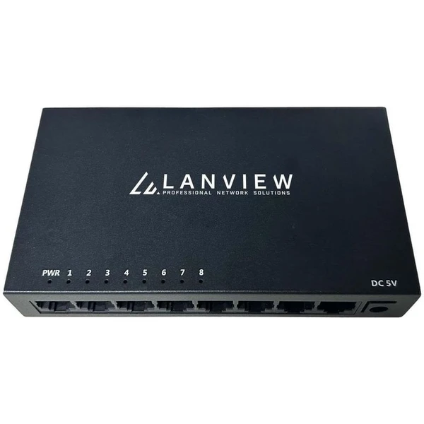 Lanview LVN-DESK-8PORT-1G switch - Switche - Obrázok I1HG000K01