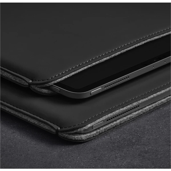 Woolnut Matte PU Sleeve puzdro pre iPad Pro 11"/iPad Air 11" čierne - Puzdra - Obrázok I1JR100501