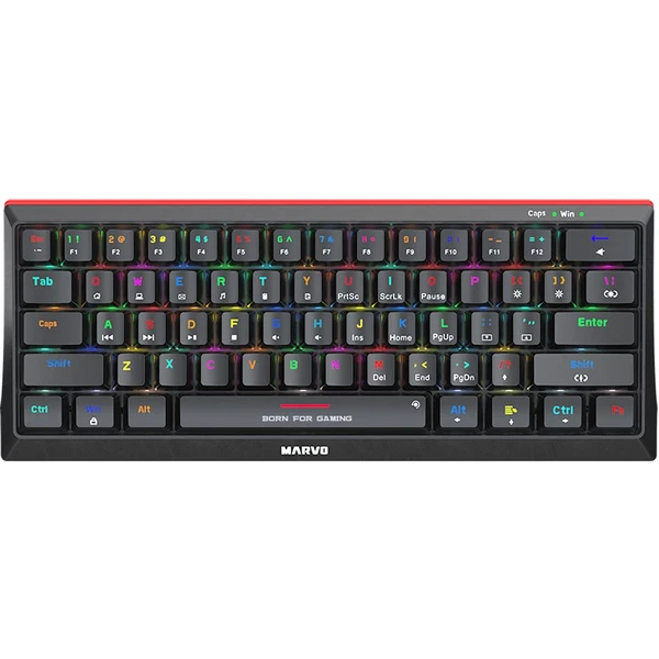 Marvo KG962G EN - R mechanická herná klávesnica TKL RGB (US) čierna - Klávesnice - Hlavný obrázok