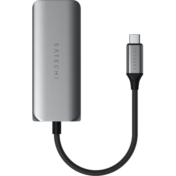 Satechi 4v1 USB-C húb s 2,5 gigabitovým Ethernetom vesmírne šedý - USB huby - Obrázok I1OC000J01