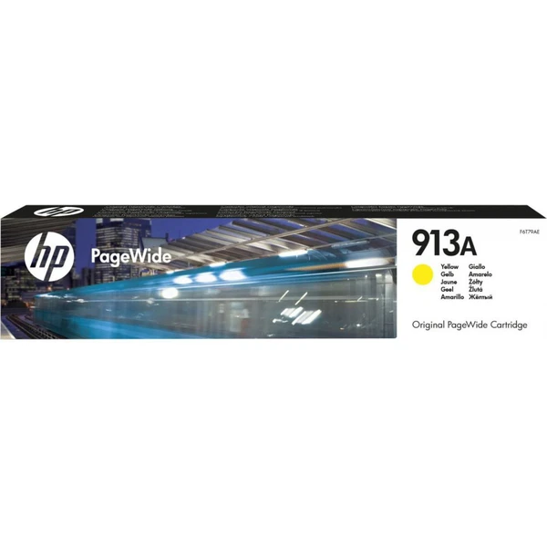 HP F6T79AE č. 913A Žltá originálna - Cartridge - Hlavný obrázok