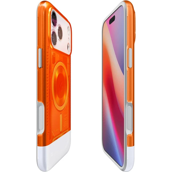 Spigen Classic C1 MagSafe kryt iPhone 17 Pro Max tangerine - Puzdra - Obrázok I1PH000K01