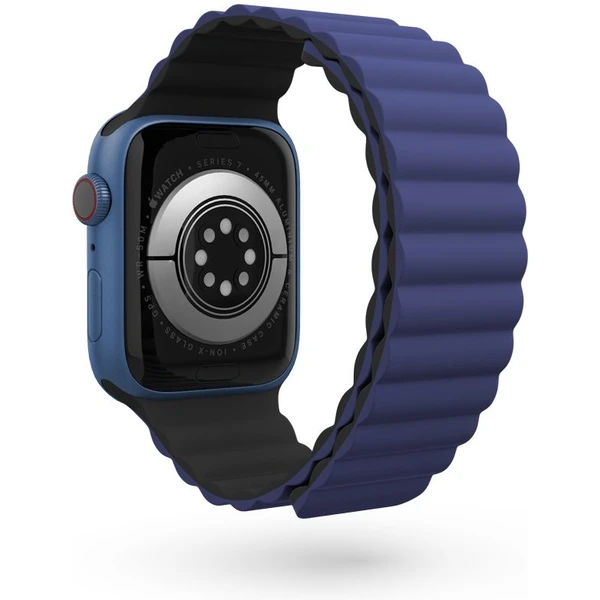 Epico Watch Strap Magnetic pre Apple Watch 38/40/41 mm čierna/modrá - Remienky - Obrázok I250000601