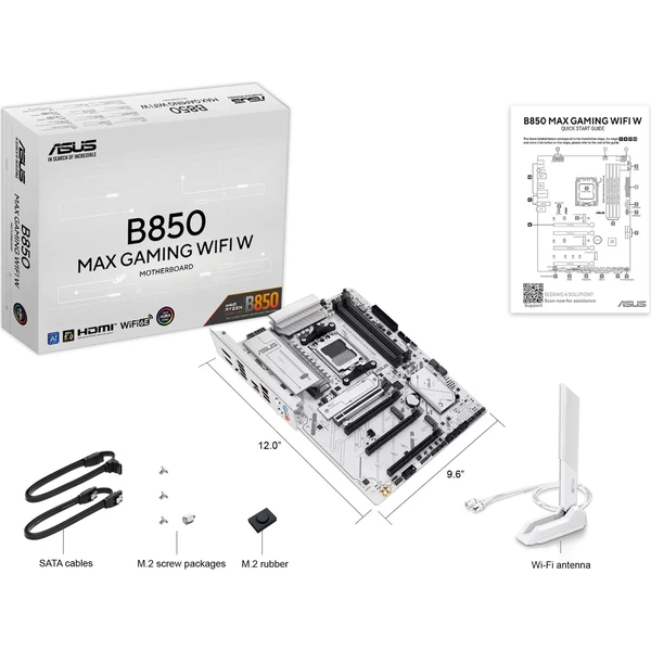 ASUS B850 MAX GAMING WIFI W - Základné dosky - Obrázok I27N000K01