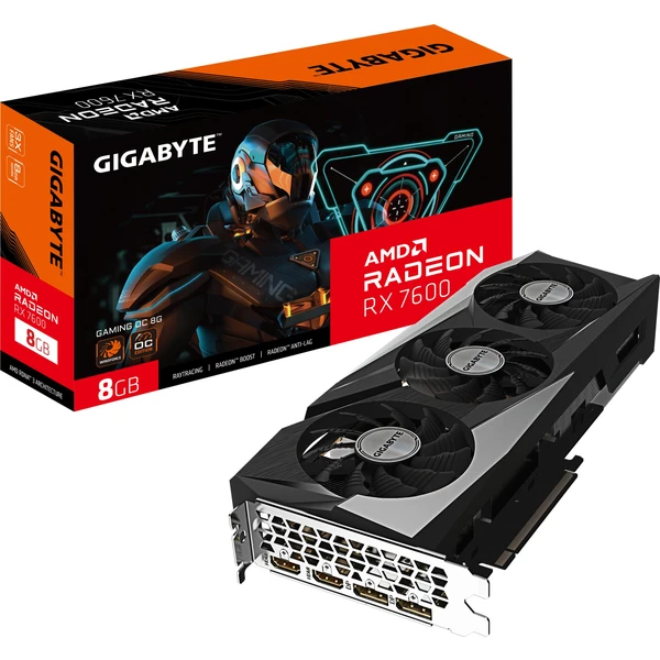 GIGABYTE AMD Radeon RX 7600 Gaming OC 8G, 8GB GDDR6 - Grafické karty - Obrázok I2E5000601