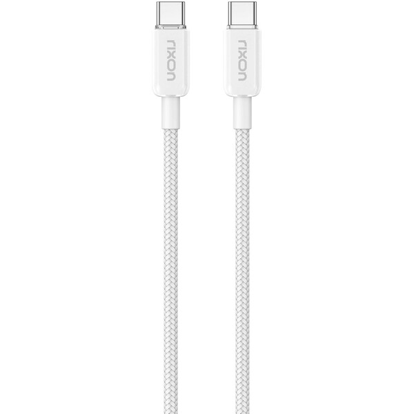 Rixon dátový a nabíjací kábel USB-C/USB-C nylon PD60W