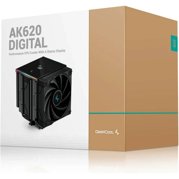 DeepCool AK620 Digital čierny - Chladiče - Obrázok I2J9000O01