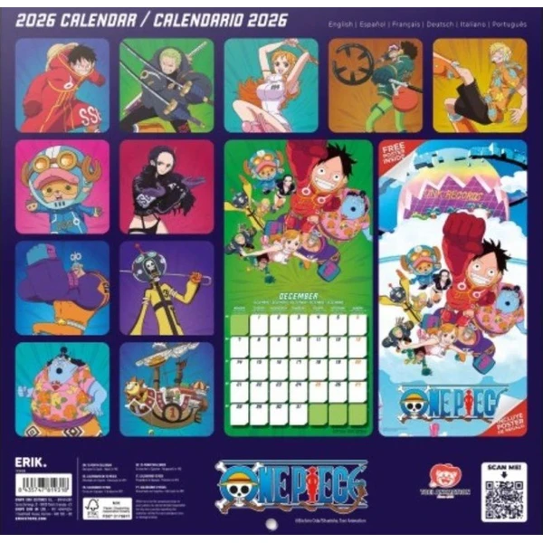 Kalendár One Piece 2026 - Kalendáre - Obrázok I2JL000K01