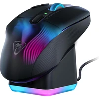 Turtle Beach KONE XP Air bezdrôtová herná myš čierna + RGB nabíjacia stanica Rapid (Bundle) - Myši