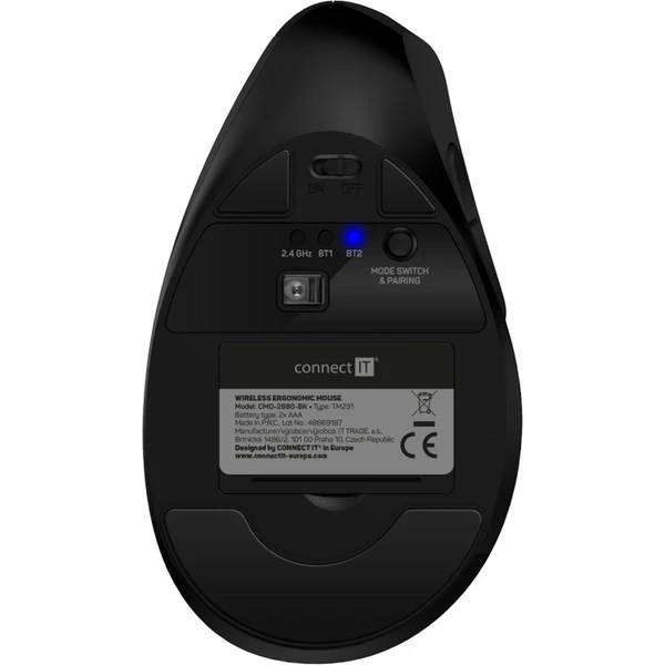 CONNECT IT FOR HEALTH Verti TriMode ergonomická vertikálna myš - Myši - Obrázok I2N0000P01