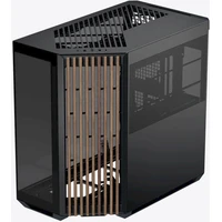 APNX V1 Wood čierna - Počítačové skrine