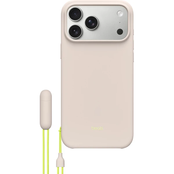 Apple Beats kryt so stojanom na iPhone 17 Pro Max s MagSafe vápencovo šedý - Puzdra - Hlavný obrázok
