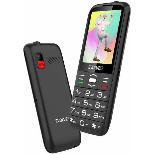EVOLVEO EasyPhone XO mobilný telefón pre seniorov čierny - Mobilné telefóny - Obrázok I2Z7000701