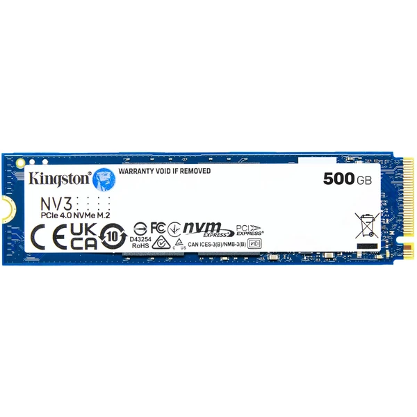 Kingston SSD NV3 500GB NVMe™ PCIe M.2 2280 (5000/3000MB/s) - SSD - Hlavný obrázok