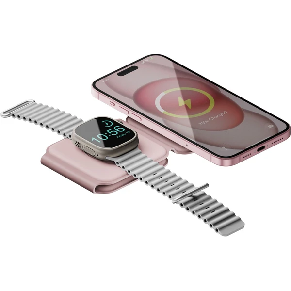 ENERGEA GoMag Trio Plus 3v1 MagSafe nabíjačka ružová - Nabíjačky - Obrázok I3J5000L01