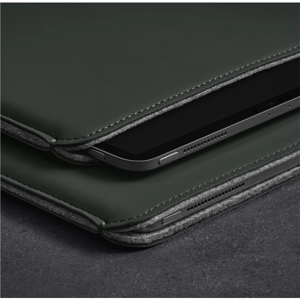 Woolnut Matte PU obal na iPad Pro 11"/iPad Air 11" tmavozelený - Puzdra - Obrázok I3JR100501