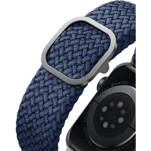 UNIQ Aspen Braided remienok Apple Watch 42/41/40/38mm modrý - Remienky - Obrázok I3LP600301