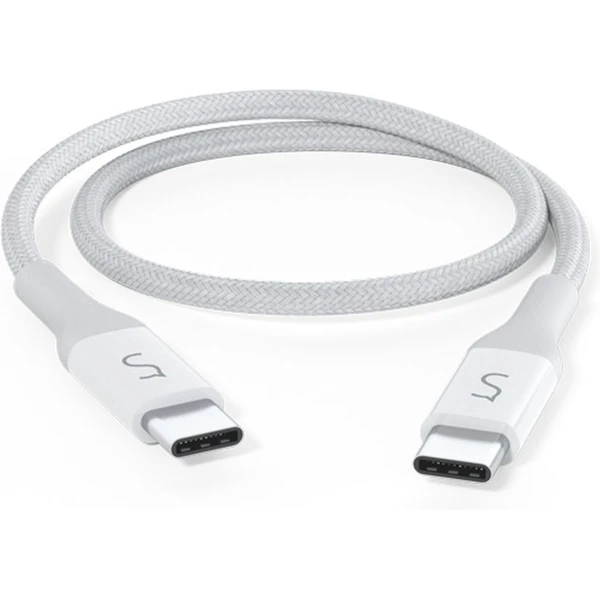 iWant USB-C/USB-C napájací kábel 18W 0,3 m biely - Káble a redukcie - Obrázok I3U6000P01