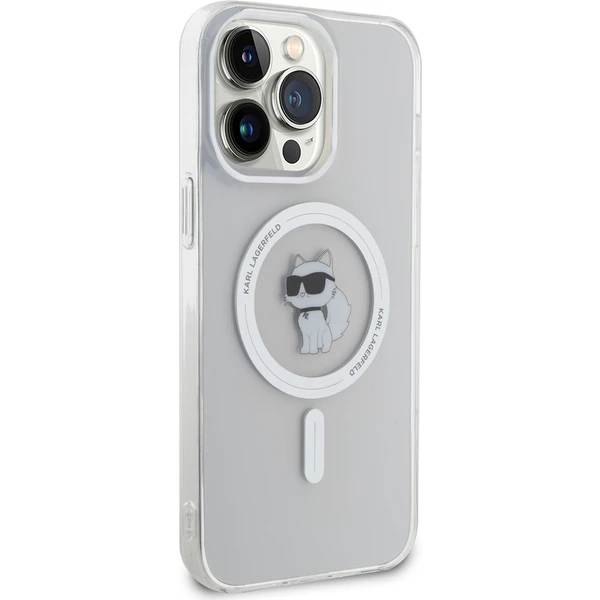 Karl Lagerfeld IML Chúpette MagSafe Kryt iPhone 15 Pre Max číry - Puzdra - Obrázok I3X4000701