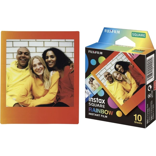 Fujifilm Instax Square Rainbow film (10 ks) - Filmy pre instantné fotoaparáty - Hlavný obrázok