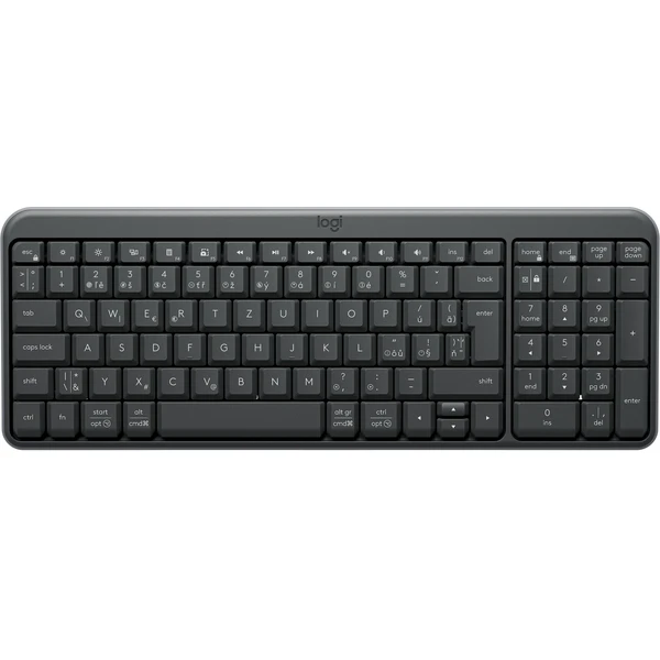 Logitech K250 CZ/SK bezdrôtová klávesnica svetlo šedá - Klávesnice - Obrázok I46F000K01