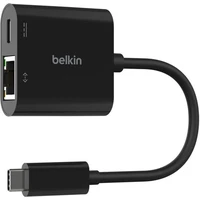 Belkin Connect USB-C adaptér s Gigabit Ethernetom RJ45 + 100W napájaním, čierny - Redukcie