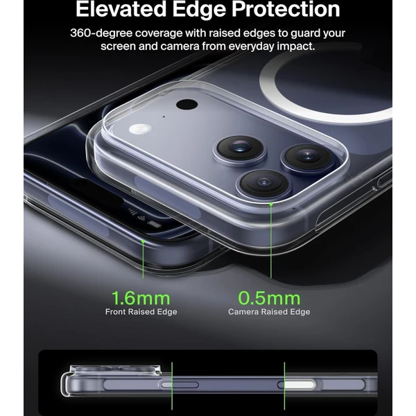 Belkin SheerForce MagSafe kryt iPhone 17 Pro Max číry - Puzdra - Obrázok I4CN000K01