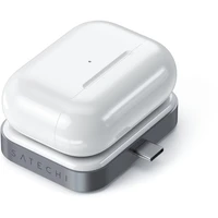 Satechi USB-C Wireless Charging Dock nabíjačka pre AirPods (5W) vesmírne sivá - Nabíjačky