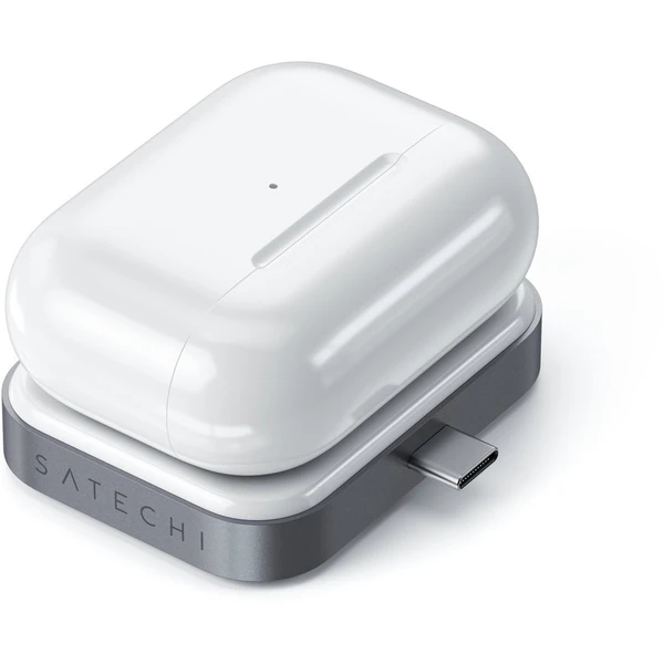 Satechi USB-C Wireless Charging Dock AirPods (5W) vesmírne šedý - Nabíjačky - Obrázok I5AT000501
